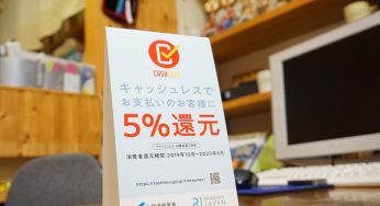 キャッシュレス還元事業登録しました。